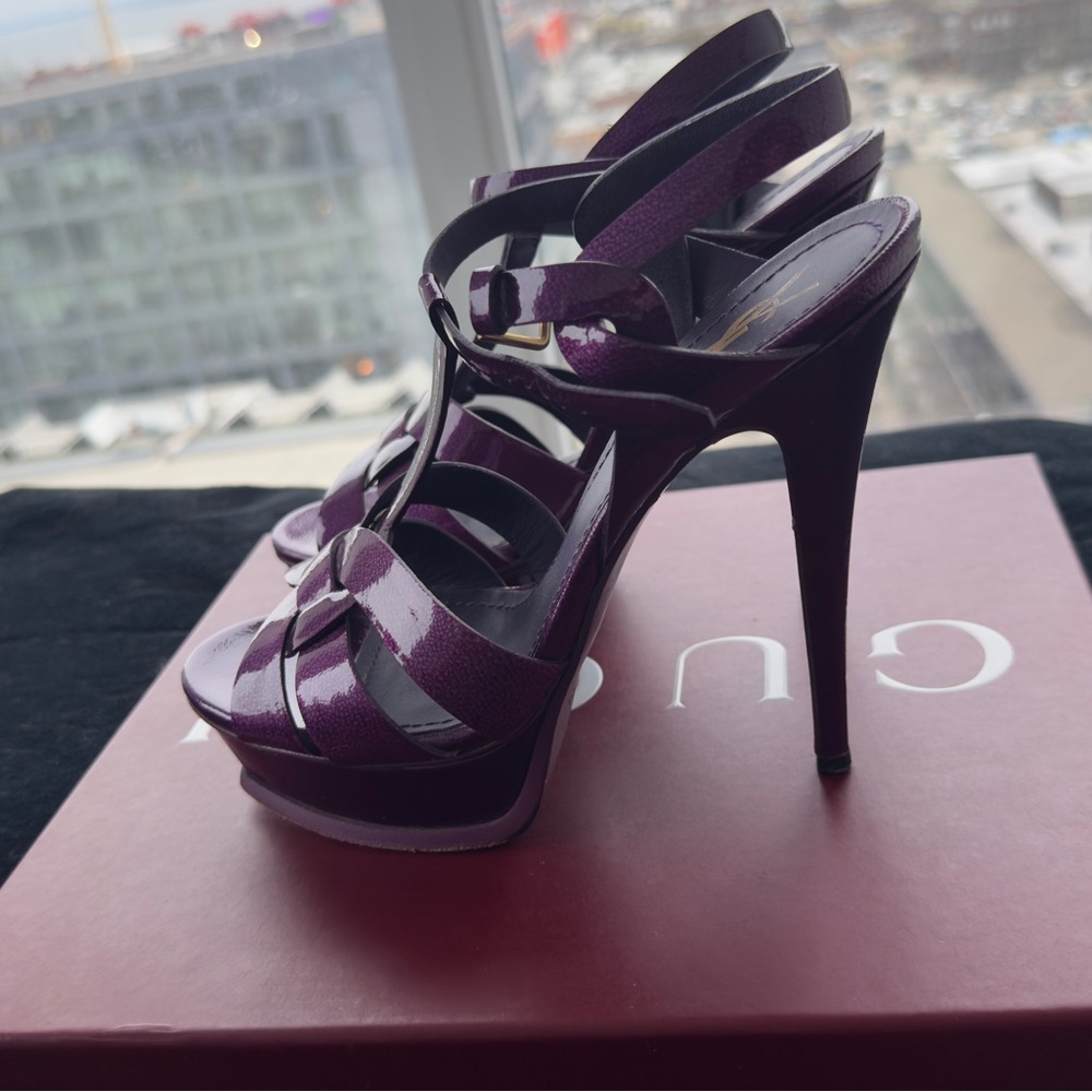 YSL Tribute Sandals Size 38 - Picture 1 of 12
